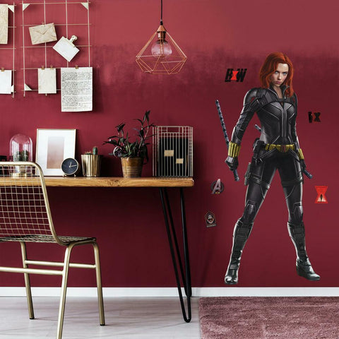 BLACK WIDOW PEEL AND STICK GIANT WALL DECALS