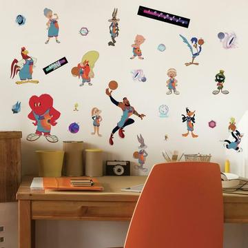 SPACE JAM PEEL AND STICK WALL DECALS