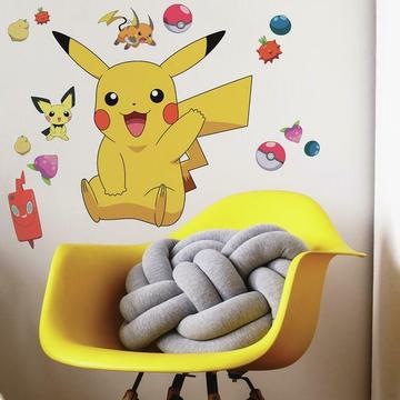 PIKACHU PEEL AND STICK GIANT WALL DECALS