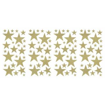 GLITTER TWINKLE STARS PEEL AND STICK WALL DECALS