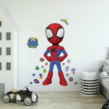 SPIDEY AND HIS AMAZING FRIENDS PEEL AND STICK GIANT WALL DECALS