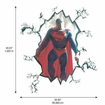ALEX ROSS SUPERMAN CRACKED PEEL AND STICK GIANT WALL DECAL