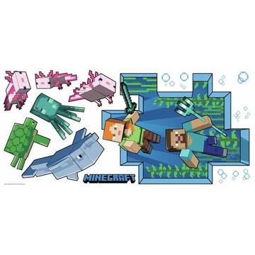 MINECRAFT PEEL AND STICK GIANT WALL DECAL