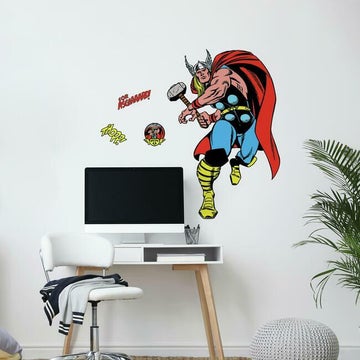 MARVEL CLASSIC THOR COMIC PEEL AND STICK GIANT WALL DECAL