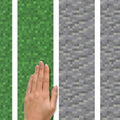 MINECRAFT BLOCK STRIPS PEEL AND STICK WALL DECALS