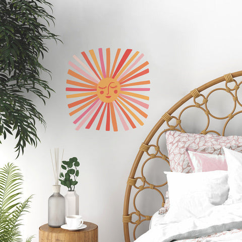 CATCOQ SUNSHINE PEEL AND STICK GIANT WALL DECAL