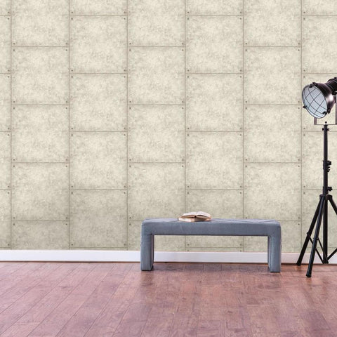 CEMENT PEEL & STICK WALLPAPER
