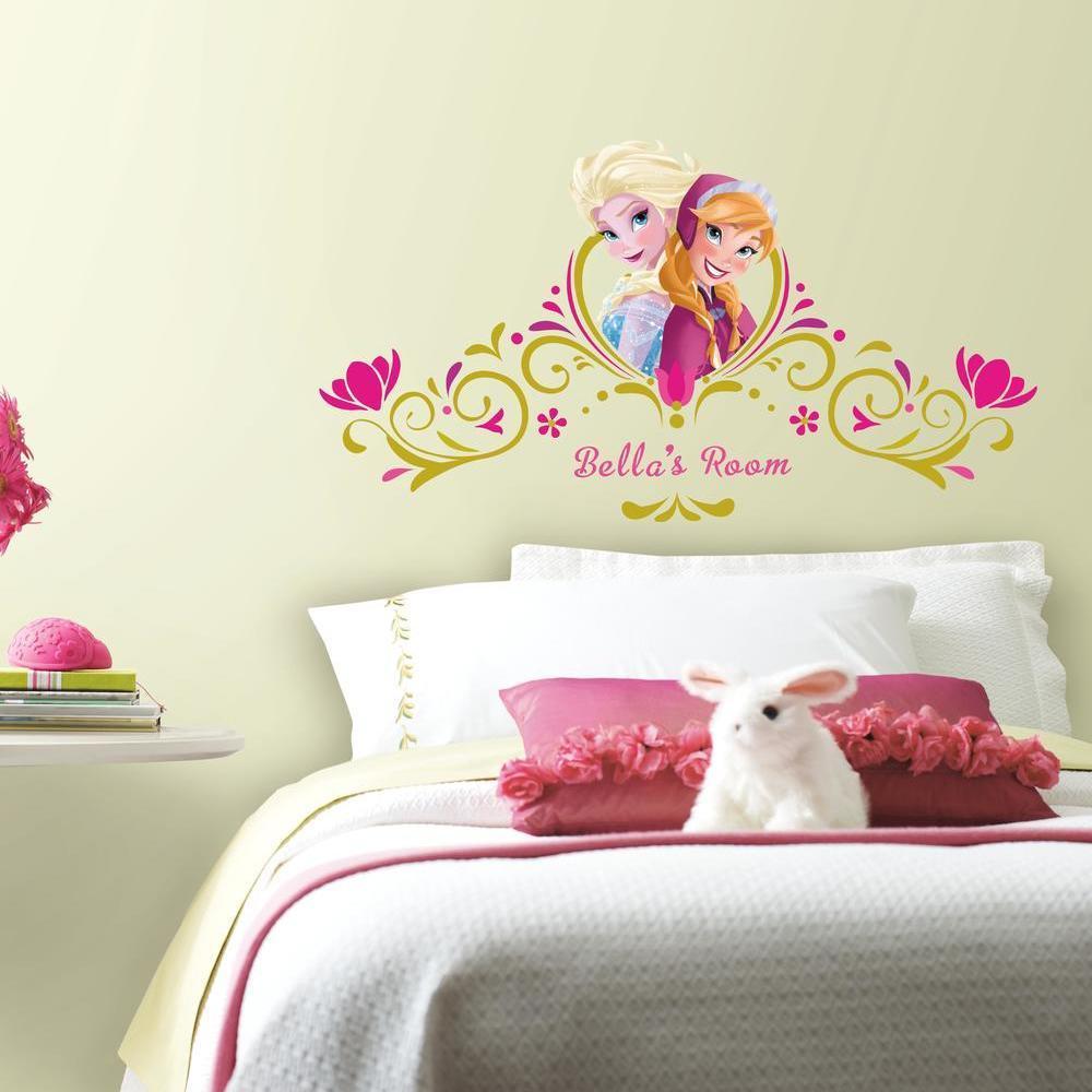 FROZEN SPRINGTIME CUSTOM HEADBOARD PEEL AND STICK GIANT WALL DECALS ...